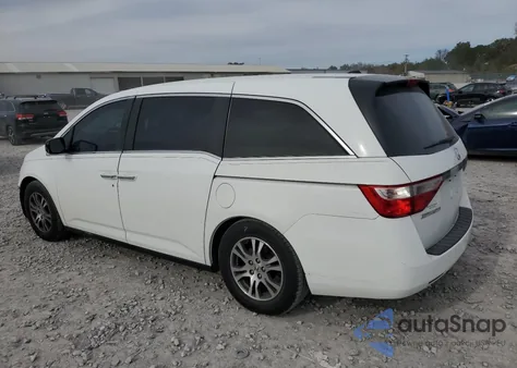 2013 Honda Odyssey Exl z USA, uszkodzony, nr VIN 5FNRL5H66DB036089